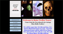 Desktop Screenshot of boisetrolleytours.com